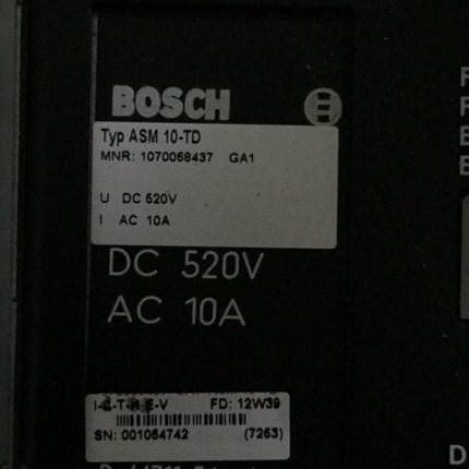 Bosch Typ ADM 10-TD MNR: 1070068437