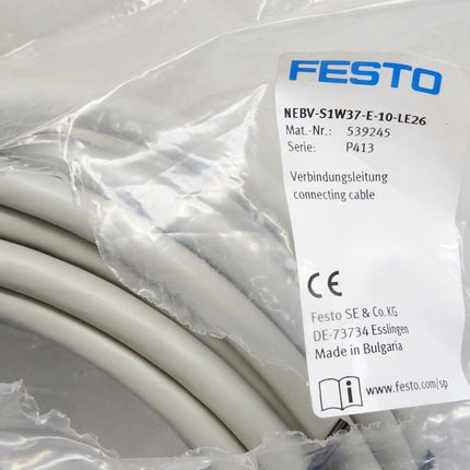 Festo Verbindungsleitung 539245 NEBV-S1W37-E-10-LE26 / Neu OVP