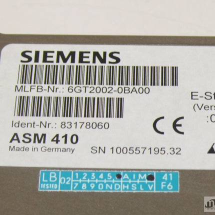 NEU-OVP Siemens 6GT2002-0BA00 Moby-I 6GT2 002-0BA00 E: 08 Anschaltung