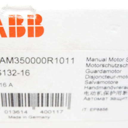 ABB Motorschutzschalter 1SAM350000R1011 / MS132-16 / Neu OVP