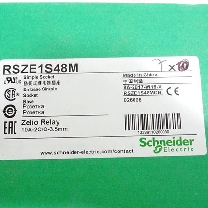 Schneider RSZE1S48M / Inhalt:7 Sockel / Neu OVP