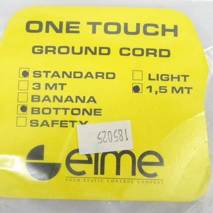 Elme Erdungskabel Standart Bottone 1,5Meter One Touch NEU-OVP