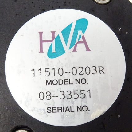 HVA 11510-0203R Model 08-33551 High Vacuum Apparatus Vacuum Pneumatic Gate Valve