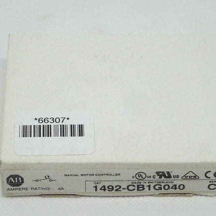 Allen Bradley 1492-CB1G040 Ser. C Motorkontrolle 1492CB1G040 / 4A NEU-OVP