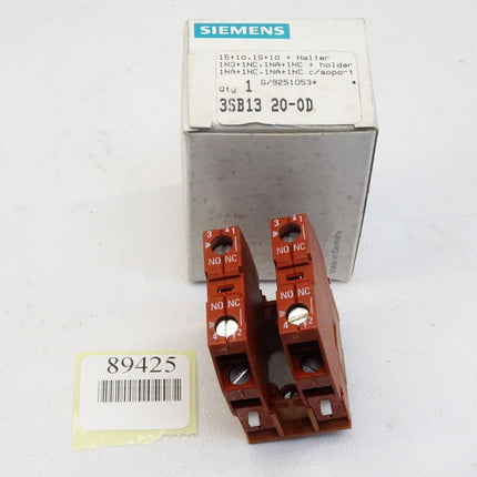 Siemens CONTACT BLOCK WITH HOLDER / 3SB1320-0D / Neu OVP