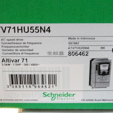 Schneider Electric Altivar 71 ATV71HU55N4 5.5kW / Neu OVP