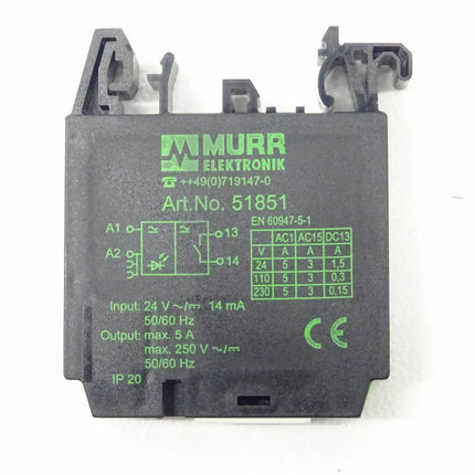 Murr Elektronik 51851 Ausgangsrelais 24V