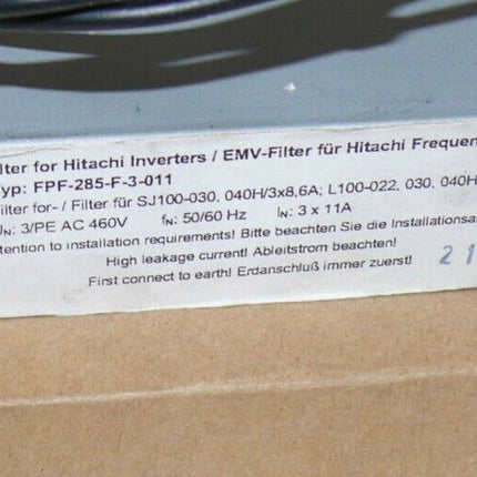 NEU - EMC-Filter für Hitachi Frequenzumrichter / FPF-285-F-3-011