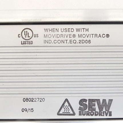 SEW Eurodrive Bremswiderstand 08022720 + Platte 8143455