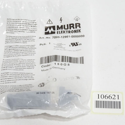 Murr Elektronik 7000-12961-0000000 Stecker Buchse gerade 5-polig / Neu OVP