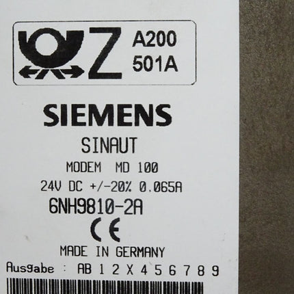 Siemens Sinaut MODEM MD 100 6NH9810-2A