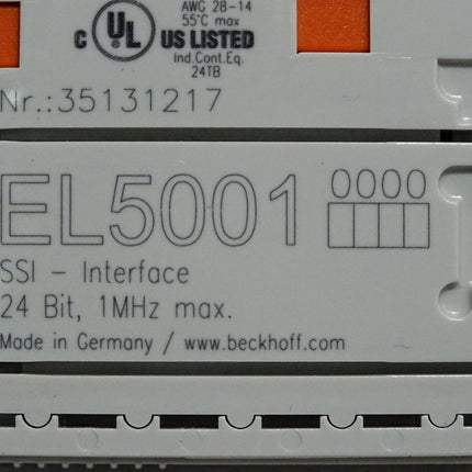 Beckhoff EL5001 Ethercat Klemme SSI-Master