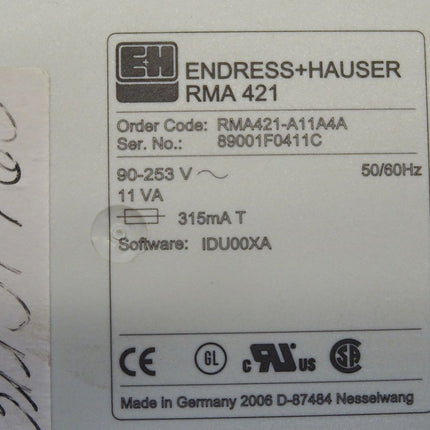 Endress+Hauser RMA 421 / RMA421-A11A4A / RMA421