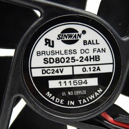 SINWAN® BRUSHLESS DC FAN SD8025-24HB 111594 DC24V 0.12A