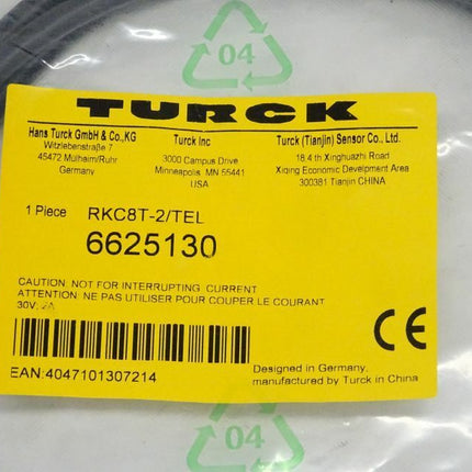 Turck RKC8T-2/TEL Sensorleitung 6625130 / NEU-versiegelt