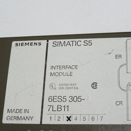 Siemens Interface Module 6ES5305-7LB11 6ES5 305-7LB11