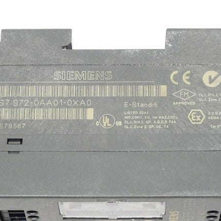 Siemens 6ES7972-0AA01-0AX0 Simatic S7 6ES7 972-0AA01-0AX0