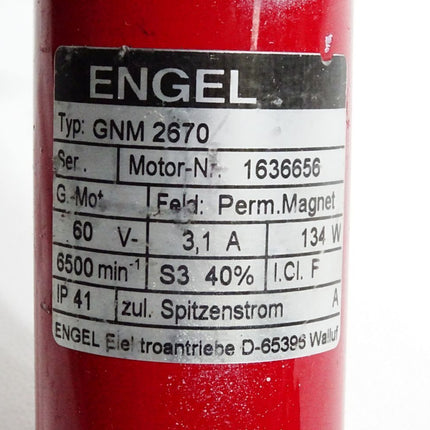 Engel Gleichstrommotor GNM 2670 GNM2670 16336656 6500min-1