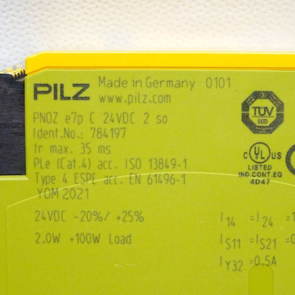 Pilz Sicherheitsschaltgerät 784197 PNOZ e7p C 24VDC 2 so / Neu OVP