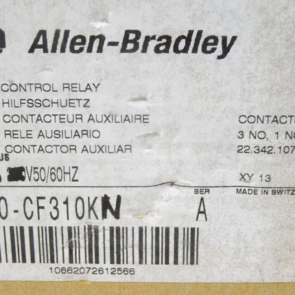 Allen Bradley Control Relay Hilffschütz 700-CF310 700-CF310KN 400V