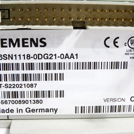 Siemens 6SN1118-0DG21-0AA1 Version C / Neuwertig OVP