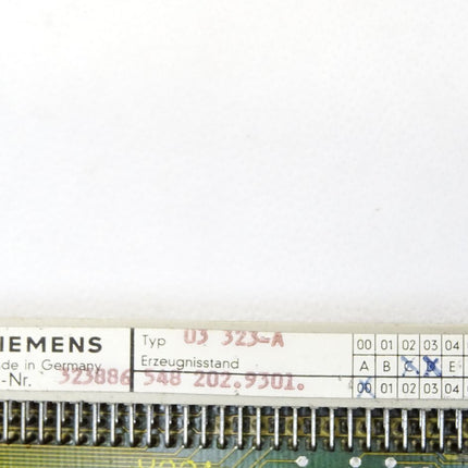 Siemens Sinumerik Platine 03323-A 5482029301.00 E:D