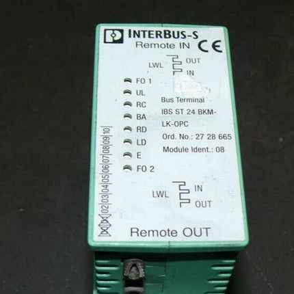 Phoenix Contact IBS ST 24 BKM-LK-OPC 2728665 Bus Terminal Remote INTERBUS IN