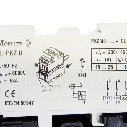 Moeller PKZM0-6,3 + CL-PKZ0