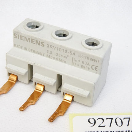 Siemens 3-Phasen-Einspeiseklemme 3RV1915-5A