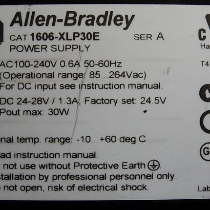 Allen Bradley 1606-XLP30E Stromversorgung