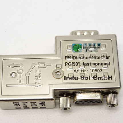 Indu-Sol PB-Diagnosestecker PG/90° fast connect 10503