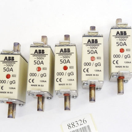 ABB OFAF000H50 ~500V 50A / 1SCA022627R1210 / Inhalt : 5 Stück