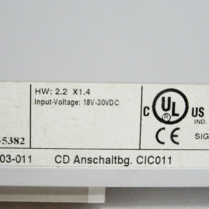 Sigmatek CIC011 CD Anschaltbaugruppe 12-003-011 HW:2.2-X1.4