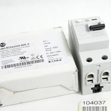 Allen-Bradley Fehlerstrom-Schutzschalter 1492-RCDA2A25 / Neu OVP