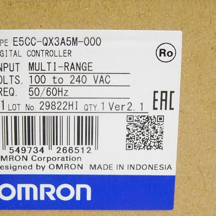 Omron E5CC-QX3A5M-000 Digital Controller / Neu OVP