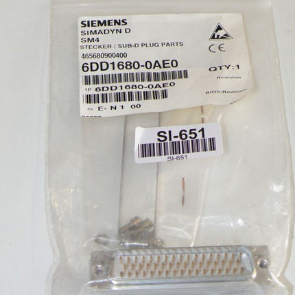 NEU-OVP Siemens 6DD1680-0AE0 Simadyn D SM4 6DD1 680-0AE0 Stecker Plug Parts