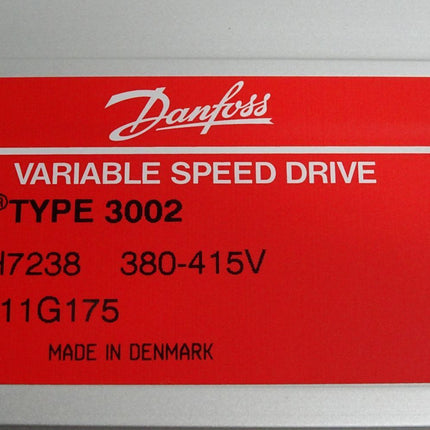 Danfoss Variable Speed Drive VLT Type 3002 175H7238 1.1kW / Neuwertig