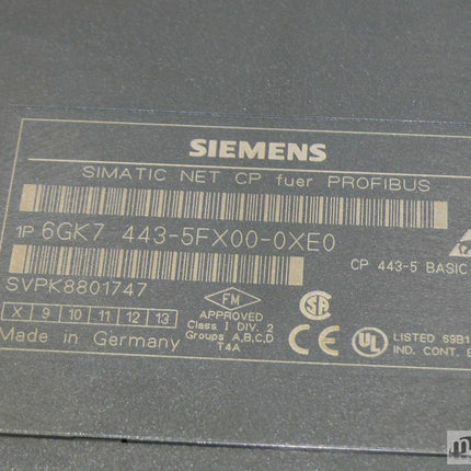 Siemens 6GK7443-5FX00-0XE0 Simatic Net Cp 443-5 / 6GK7 443-5FX00-0XE0 E: 08