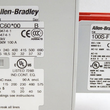 Allen-Bradley Schütz 100-C60*00 + 100S-F