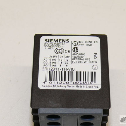 Siemens 3RH2911-1HA10 Hilfsschütz 3RH2 911-1HA10