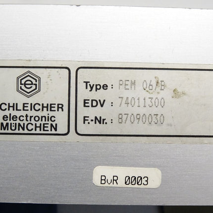 Schleicher PEM06/B 74011300 4K/8K Einschubkarte