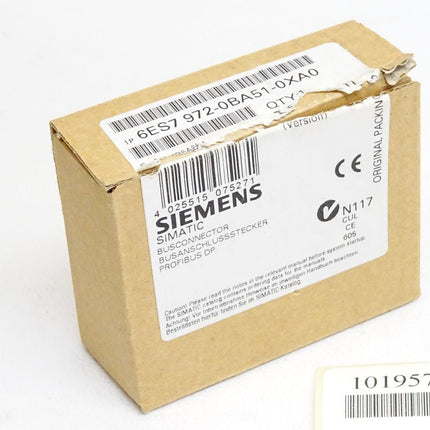 Siemens 6ES7972-0BA51-0XA0 6ES7 972-0BA51-0XA0 Anschlussstecker für Profibus / Neu OVP