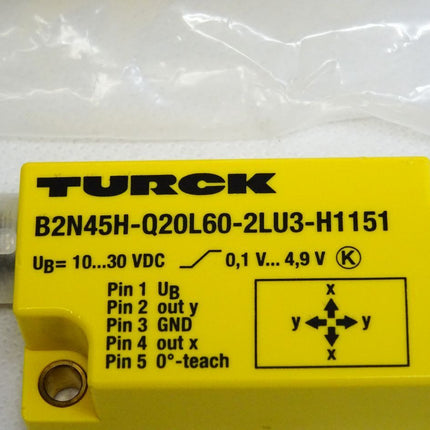 Turck Neigungssensor B2N45H-Q20L60-2LU3-H1151 1534007 / Neu OVP