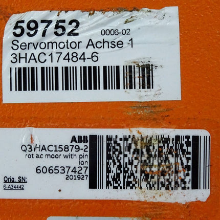 ABB Servomotor 3HAC17484-6  Q3HAC15879-2