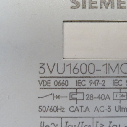 Siemens Leistungsschalter 3VU1600-1MQ00