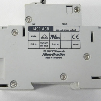 Allen Bradley 1492-ACBH1 + 1492-CB2G040 Schutzschalter