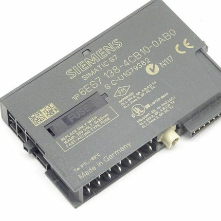 Siemens 6ES7138-4CB10-0AB0 Simatic S7 6ES7 138-4CB10-0AB0