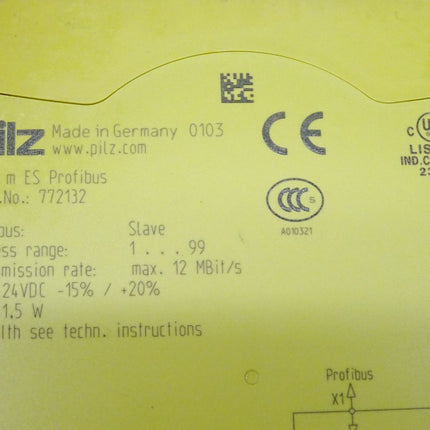 Pilz PNOZ m ES ProfiBus / 772132