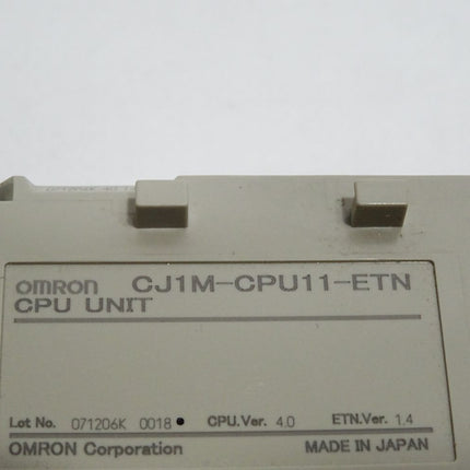 Omron CJ1M-CPU11-ETN CPU Unit / Neu - Unbenutzt