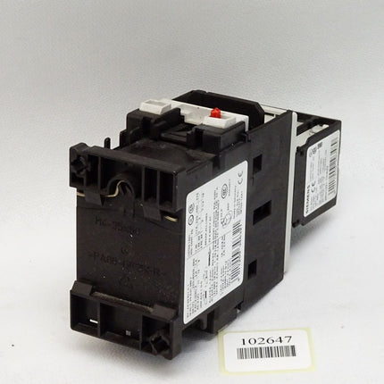 Siemens Leistungsschütz 3RT1024-1AL24 + Hilfsschalterblock 3RH1921-1HA22